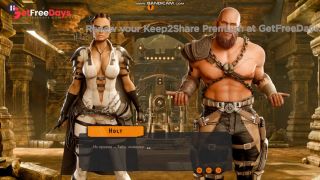 domination over muscular girl with beautiful abs-6