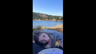 free online video 3 OnlyFans – PrincessJess – Hiked up to this gorgeous lake, blowjob d on public -5