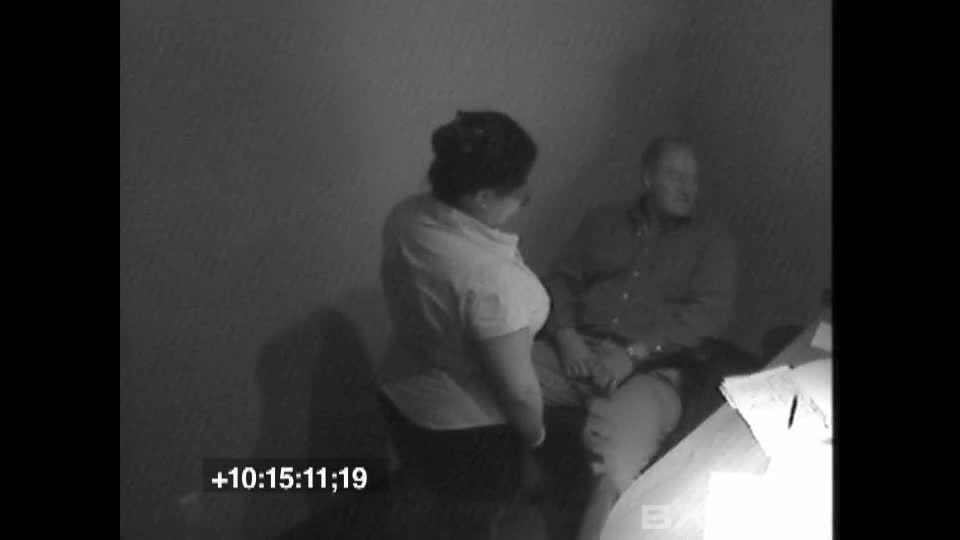 Sharon Gets Caught Being Sexual On The Security Cam