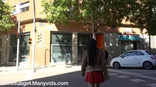 Big Ass porn  Big Ass porn Littlesubgirl - littlesubgirl public double headed dildo all in ass - Dildo -3
