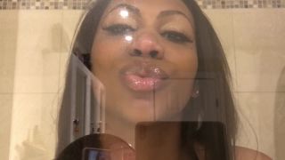 ASMR – Glass Kissing – Ass Worship – Wet Mouth Sounds – EbonyLovers  1080p *-1