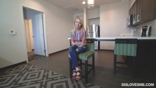 adult clip 16 sexy little blonde Money Grabbing Stepsister Muff, average body on cuckold porn-5