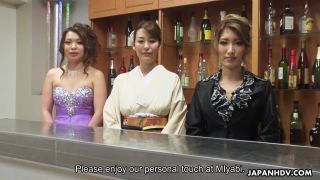 Three Japanese Women Share A Dick In A Foursome-1