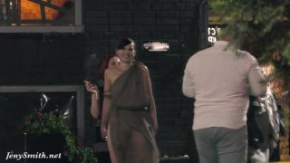 free xxx video 26 ass big drill Jeny Smith – They Hired a Promo Girl but She Didnt Put on Panties, outdoor on amateur porn-6