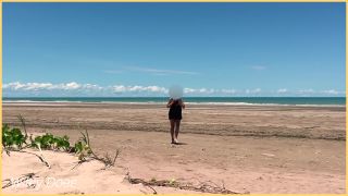 WifeyDoesHot MILF plays nude beach football Enjoy-2