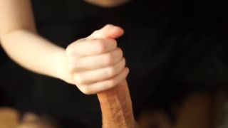 Handjob It was such a great hand job and he came on my big tits, so much cum-1