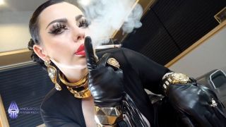 Femdom porn Anouschka Femme Fatale - Worship Your Hot Smoking Leather Mistress  Femdom  -6