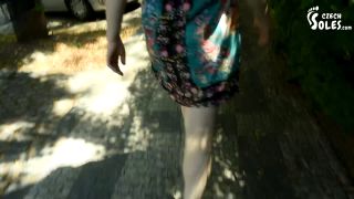 Barefoot Walking And Anna'S Sexy Dirty Feet! (Foot Fetish, Foot Teasing-0