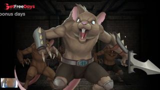 DOGGYSTYLE SEX WITH A FURRY RATMAN - ESCAPE DUNGEON 2-2