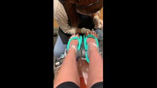 findomchristine  Pretty pearly pedi Who s paying today,  on feet porn -2