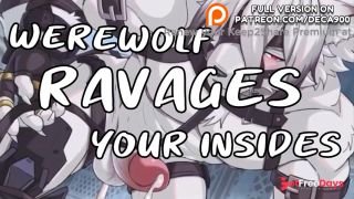 Werewolf RAVAGES your insides Top Fantasy Eating you out Desperate Rough-6