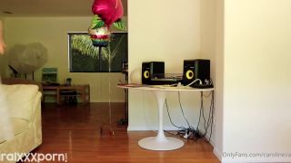 Fetish Caroline Zalog Teases Her Assets in  Nightslip Try On Video Caroline Zalog-6