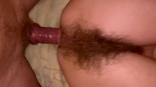 Hairy Amateur Anal Super Hairy MILF do Anal and Squirt a Lot Hairy Sara 720p-8