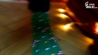 Czech SolesSpecial Christmas Sexy Barefoot Teasing (Foot Fetish, Young Feet, Soles) - 1080p-0