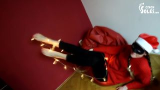 Czech SolesSpecial Christmas Sexy Barefoot Teasing (Foot Fetish, Young Feet, Soles) - 1080p-5