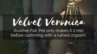 Porn online Velvet Veronica - He couldn’t last more than 2 minutes - Ruined Orgasms-0