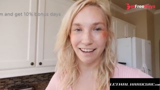 LethalHardcore - Super Hot Blonde Goes To Her Bosss House To Fuck Him-1