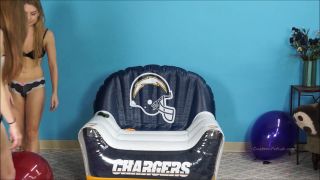 Custom Fetish - Julie Kim Sit Pop an Inflatable Chair - Fetish-0