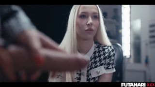 1080P Cute Blonde gets Facefucked by Trans Brunette with Massive Futa Cock - Time F...-9