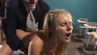Dominique is a slutty blonde who loves to be penetrated in the ass-9
