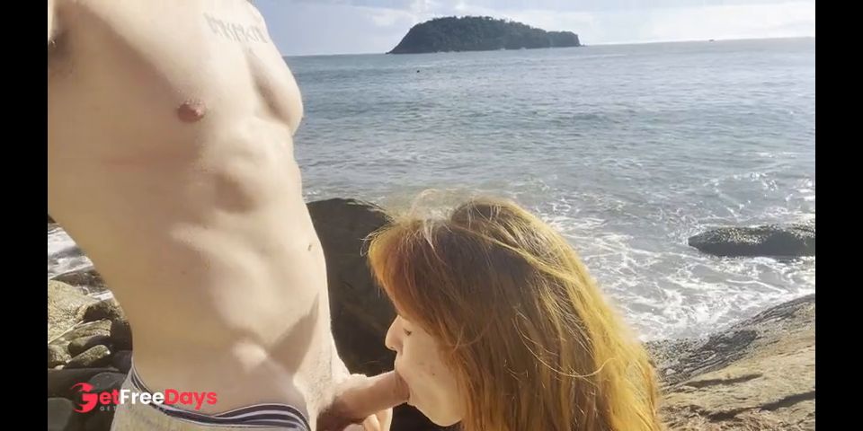 [GetFreeDays.com] Hot Couple Beach Fun - Passionate Outdoor Action Porn Clip July 2023