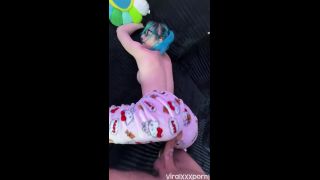 Mila Mondell Teases in Ripped PJ Pants in Fucking Creampie Video Mila Mondell  Creampie-5