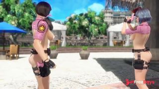 Dead or Alive Xtreme Venus Vacation Squirting Water on the Girls Nude Mod Fanservice-6