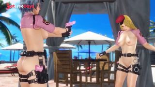 Dead or Alive Xtreme Venus Vacation Squirting Water on the Girls Nude Mod Fanservice-8