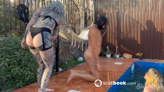 Femdom  Femdom porn Mistress Zeida - Flogging the swiming pool servant -7