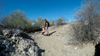 Mya Ryker Sucking Cock on Desert Hike - ManyVids-5
