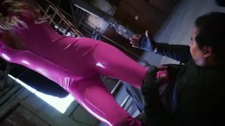xxx video clip 44 Cameltoe superheroine in pink catsuit - mixed fight - fetish porn gay feet fetish-1