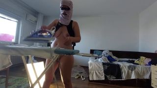 HairyMaid - Amateur mom does chores in empty house.-1