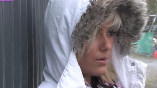 Sian Hamshaw Smoking Outside In The Rain.-2