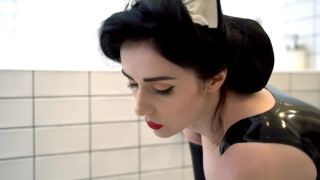 free porn video 44 rough femdom brunette girls porn | Miss Ellie Mouse – Maid on Her Knees | latex fetish-2