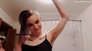 free adult video 21 Nina Crowne – Head Shaving 2020, rubber boots fetish on femdom porn -7