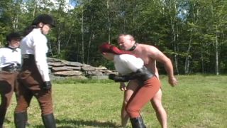 Three Women on one man - Jean Bardot, Mistress Varla, Tatiana.-2