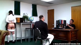 [hotspanker.com] Adriana is spanked – In big trouble – Real Spankings Institute – Joe is Introduced to The Institute-1