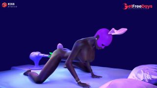 Zuri, the Sexy Bunny Girl, Squirts Hard in a Fantasy Carrot Machine Play-4