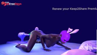 Zuri, the Sexy Bunny Girl, Squirts Hard in a Fantasy Carrot Machine Play-8
