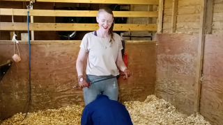 [K2S.CLUB] Madam M - Cropped Crushed Wrangled and Rolled trampled humiliated and discarded in extreme stable discipline - FullHD 1080P-1