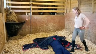 [K2S.CLUB] Madam M - Cropped Crushed Wrangled and Rolled trampled humiliated and discarded in extreme stable discipline - FullHD 1080P-4