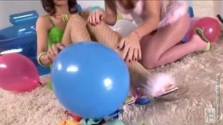 Babes in balloon land! Lesbian-6