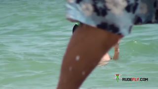 Topless Girlfriend: At The  Beach-4