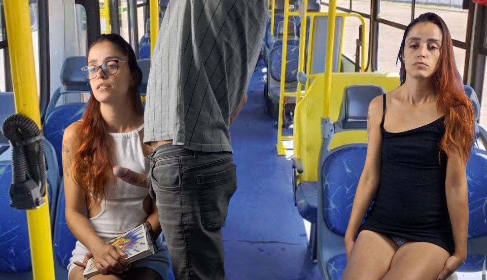 7170 Pervert Humps Slut on Public Transport! Fanny squirting ...
