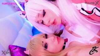 Sexy teen Purple bitch Goddes of fisting play with tentac...-2