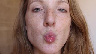 online xxx video 49 femdom bukkake LittleRedheadLisa – Shhh Square lips 720p, lip fetish on femdom porn-7