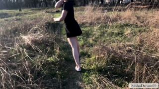  teen | HoneySasha aka SashaDream69 - 032 SashaDream69-public Sex in the Forest-oral Creampie | creampie-0