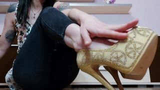 adult video clip 41 quicksand fetish Findom Teodora — 1 Hour Footwear Edging — MONEY GODDESS, foot play on fetish porn-7