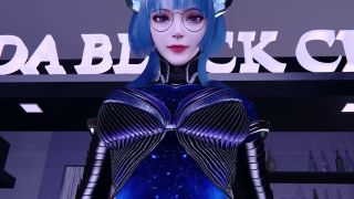 Big 3D Big Boobs Slut Cosplay Model Show Her New Perfect Tattoo-3