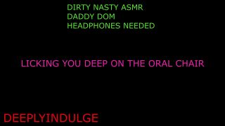 Mature Porn ORAL CHAIR GETTING EATEN OUT AND FINGER FUCKED ON THE CHAIR (AUDIOROLEPLAY) SOL MALE DIRTY NASTY-3